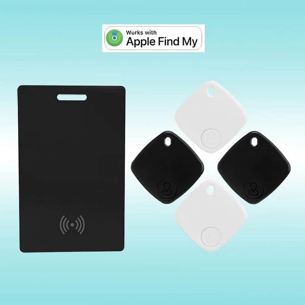 Bluetooth Tracker Works with Apple Find My, Air Tag Keys Finder and Item Locator for Keys, Bags, Luggage, Pets, Wallet.